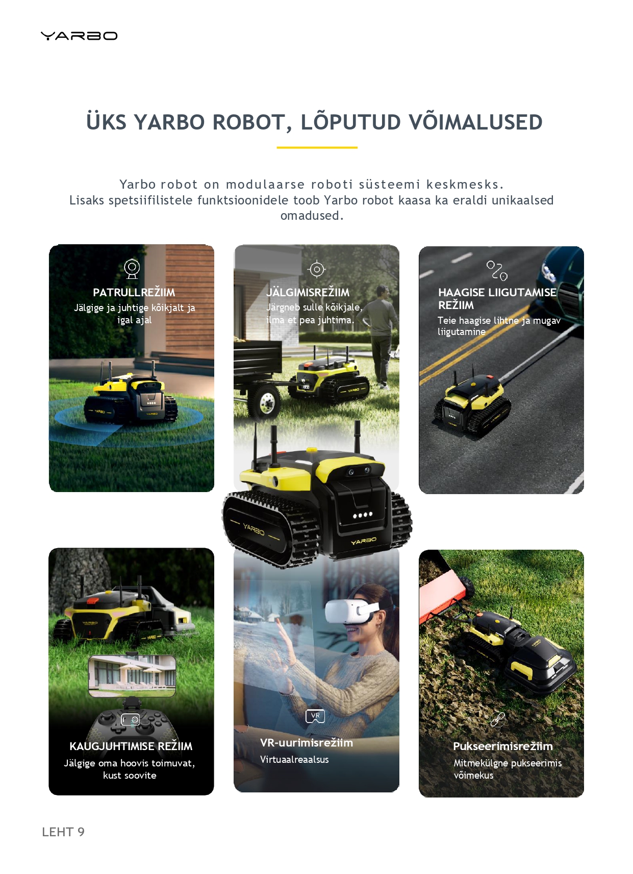 Yarbo robotniiduk kuni 25000m2 Kadde Company OÜ